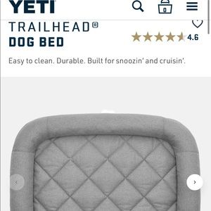 Yeti Trailhead Dog Bed